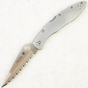Нож Spyderco Police, Serrated, VG-10, Stainless Steel, C07S Нож Spyderco Police, Serrated, VG-10, Stainless Steel, C07S