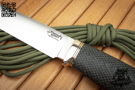 Нож Южный Крест Норт Эксперт, N690, Конвекс, Микарта Черная, Насечка - купить в интернет-магазине Blademan