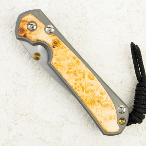 Нож Chris Reeve Small Sebenza 31 Inlay, Polished CPM MagnaCut, Titanium/Box Elder Handle, S31-1138 Нож Chris Reeve Small Sebenza 31 Inlay, Polished CPM MagnaCut, Titanium/Box Elder Handle, S31-1138