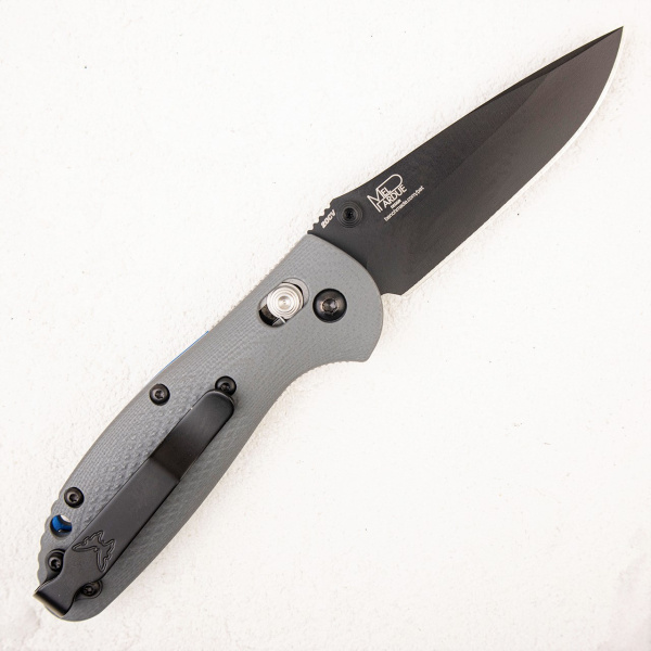 Нож Benchmade Mini-Griptilian 556BK-1, CPM-20CV, Blue Class
