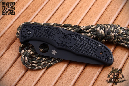Spyderco Endura, Combo, Black Blade, VG-10 - купить в интернет-магазине Blademan
