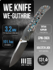 Нож WE Knife WE-Guthrie, Polished Gray, CPM 20CV, Titanium/FatCarbon Fiber Handle, WE23072B-3 Нож WE Knife WE-Guthrie, Polished Gray, CPM 20CV, Titanium/FatCarbon Fiber Handle, WE23072B-3