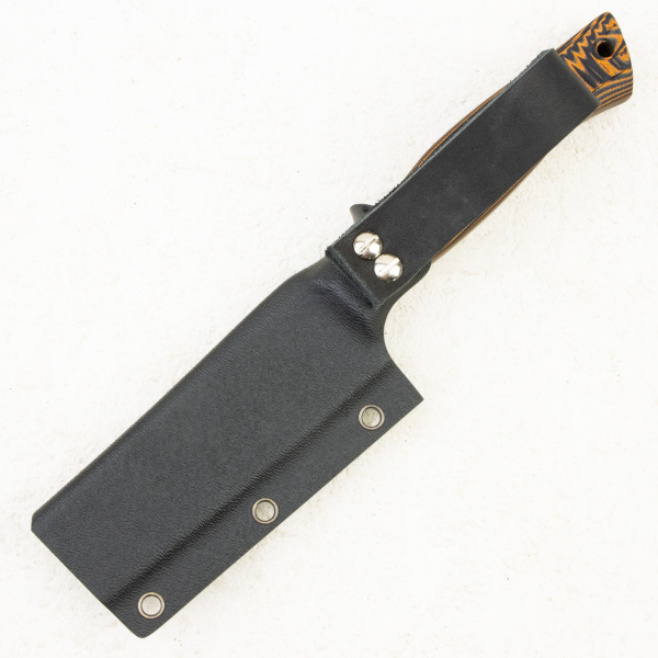 Нож OWL Canadian S F, N690 Cryo, G10 Black-Orange, Kydex - купить в интернет-магазине Blademan