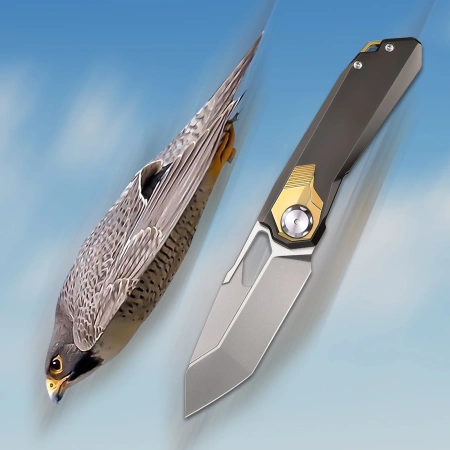 Нож Remette Peregrine Falcon, M390, Titanium Handle, RTT1-BX