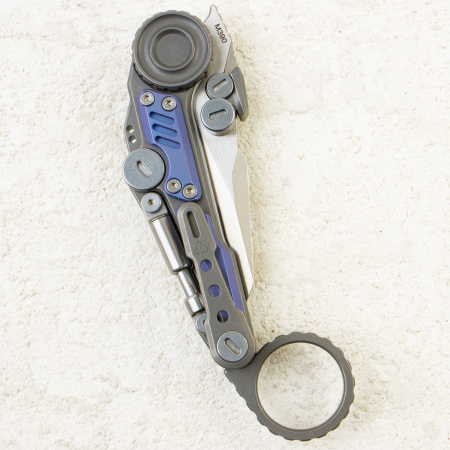 Нож NOC Knives Shuukaku, M390, Titanium Blue Handle, MT-1104 Нож NOC Knives Shuukaku, M390, Titanium Blue Handle, MT-1104