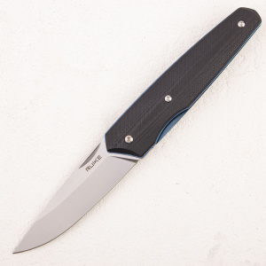 Нож складной  Ruike Fang P848-B, 14C28N, G10 Black - складной туристические ножи из стали Нож складной  Ruike Fang P848-B, 14C28N, G10 Black - складной туристические ножи из стали