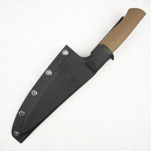 Нож минишеф OWL S160 F, N690 Cryo, G10 Sand + Ножны Kydex - купить в интернет-магазине Blademan