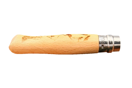 Нож Opinel №8 Hiking — гравировка на рукояти