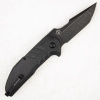 Нож Brous Blades Strife, D2 Acid Stonewash, Carbon Fiber Black