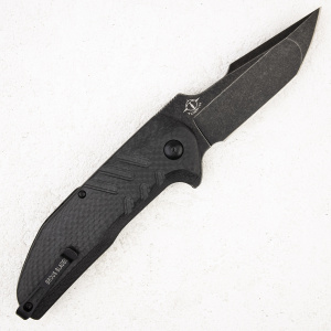Нож Brous Blades Strife, D2 Acid Stonewash, Carbon Fiber Black Нож Brous Blades Strife, D2 Acid Stonewash, Carbon Fiber Black