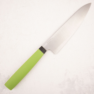 Нож мини шеф OWL CH160 F, Cromax PM, G10 Green - купить в интернет-магазине Blademan
