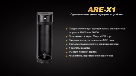 Зарядное устройство Fenix ARE-X1 SET Зарядное устройство Fenix ARE-X1 SET - купить в интернет-магазине Blademan