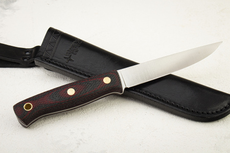 Нож Южный Крест Рыбацкий М, N690, Микарта красно-черная - купить в интернет-магазине Blademan