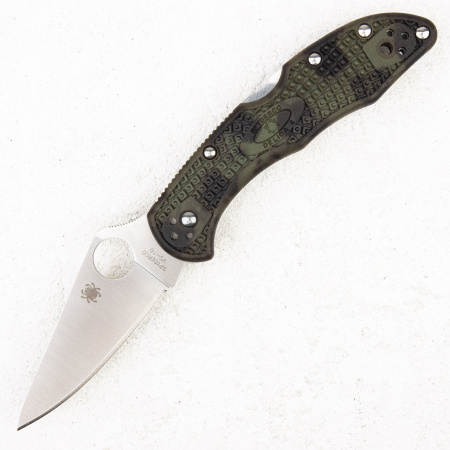 Нож Spyderco Delica, VG-10, FRN Zombie Green