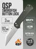 Нож QSP Swordfish Button Lock, 14C28N, Micarta Green Нож QSP Swordfish Button Lock, 14C28N, Micarta Green
