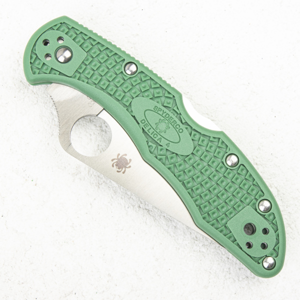 Нож Spyderco Delica 4, VG-10, FRN Green, C11FPGR