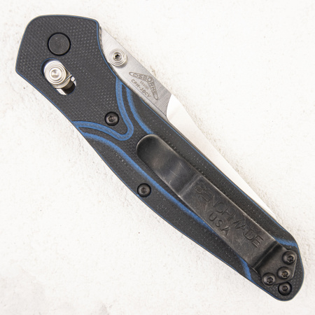 Нож Benchmade Osborne 940-1501, CPM-20CV, G10 Black/Blue Нож Benchmade Osborne 940-1501, CPM-20CV, G10 Black/Blue - купить в интернет-магазине Blademan