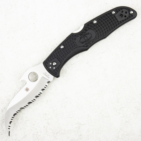 Нож Spyderco Matriarch 2 Emerson, 12SBK2W, VG-10 Full Serrated, FRN Black, C12SBK2W