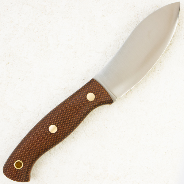 Нож Южный Крест Нессмук Норд Хантер, CPR, Convex, Micarta Coyote, Насечка, 231