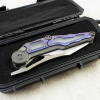 Нож NOC Knives MT-32, M390, Titanium Blue Handle, MT-3208 Нож NOC Knives MT-32, M390, Titanium Blue Handle, MT-3208