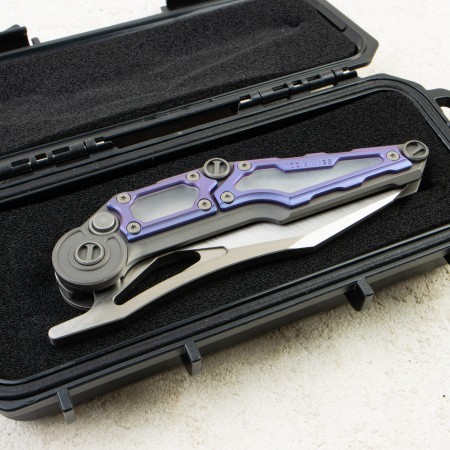 Нож NOC Knives MT-32, M390, Titanium Blue Handle, MT-3208 Нож NOC Knives MT-32, M390, Titanium Blue Handle, MT-3208