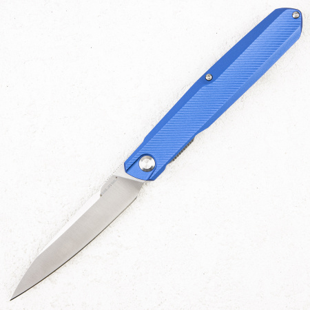 Нож Realsteel G5 Metamorph MKII Intence Blue, Front flipper, 14C28N, Алюминий
