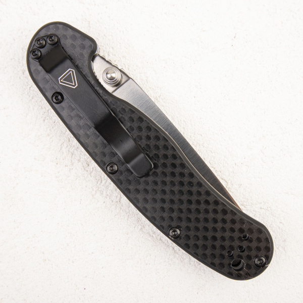 Нож Ontario Rat 2, AUS-8, Satin, Black Carbon, 8836
