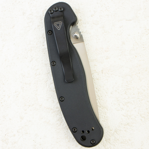 Нож Ontario Rat 1, D2 Satin, Black Nylon, 8867