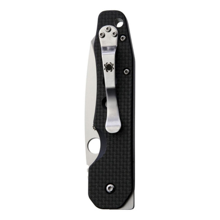 Нож Spyderco Smock, чёрные карбон и G10, C240CFP — фото 5