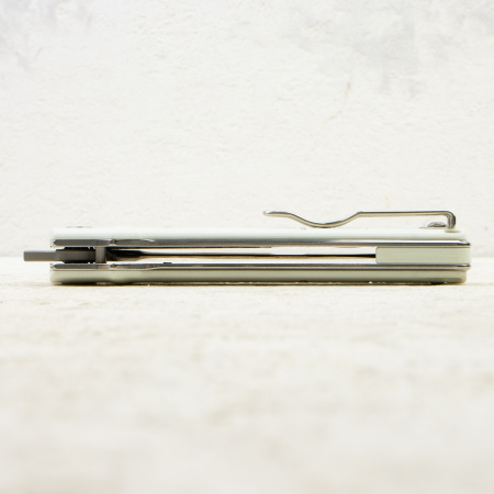 Нож Petrified Fish Tena, D2, Satin, G10 White Handle, PFB04WS Нож Petrified Fish Tena, D2, Satin, G10 White Handle, PFB04WS