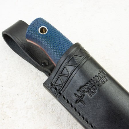 Нож Южный Крест Рыбацкий М, VG-10, Micarta Blue Handle, 213