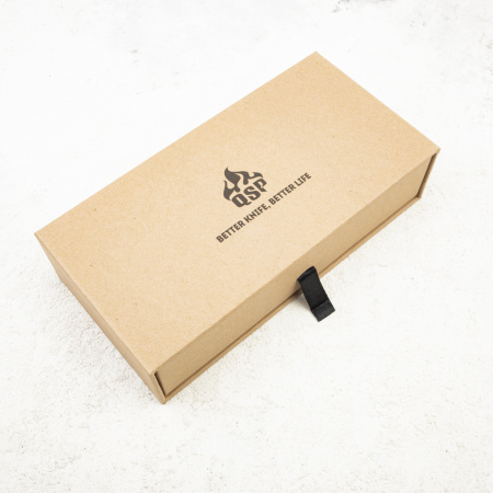 Нож QSP Woodpecker, Bohler M390, Titanium Blue - купить в интернет-магазине Blademan