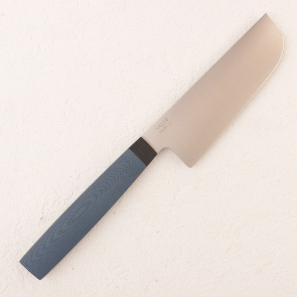 Нож мини Накири OWL NA110 F, N690 Cryo, G10 Navy Blue, (Эксклюзивный цвет)