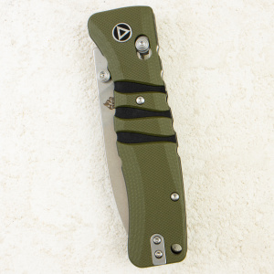 Нож QSP Ripley, Stonewashed 14C28N, G10 Olive/Black, QS160-C1 Нож QSP Ripley, Stonewashed 14C28N, G10 Olive/Black, QS160-C1