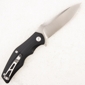 Нож QSP Pangolin, D2, G10 Black - складной туристические ножи из стали