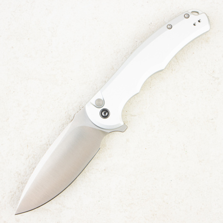 Нож CIVIVI Praxis Button Lock, Nitro-V, Gray Aluminum Handle, C18026E-2
