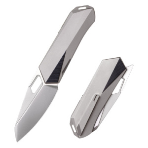 Нож Remette Woodpecker, M390, Titanium Gray Handle, RTWP-T Нож Remette Woodpecker, M390, Titanium Gray Handle, RTWP-T