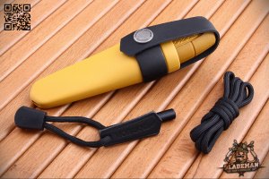 Нож Morakniv Eldris, Шнурок, Огниво, Желтый - купить в интернет-магазине Blademan
