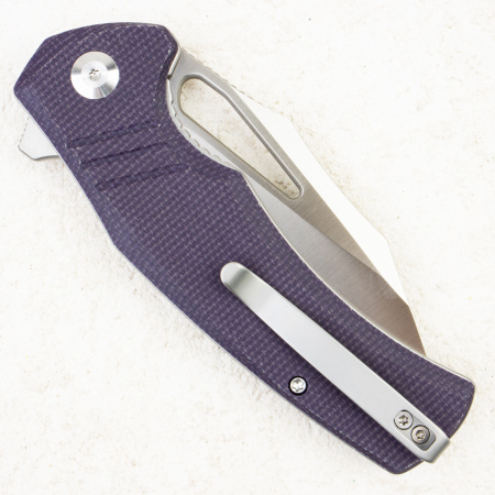 CIVIVI BullTusk Flipper & Thumb Hole Knife Purple