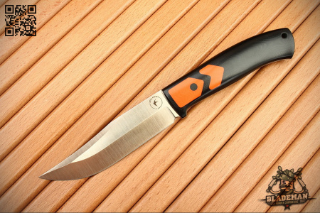 Нож Apus Knives Destruktor West, N690, G10 Black-Orange, Kydex Black - купить в интернет-магазине Blademan