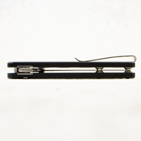 Нож QSP Penguin Button Lock, 14C28N, G10 Black, QS130BL-A1