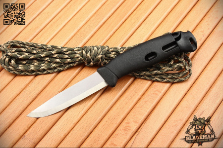 Нож Morakniv Companion Spark Black, нержавеющая сталь - купить в интернет-магазине Blademan