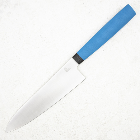 Нож мини шеф OWL CH160 F, N690 Cryo, G10 Blue