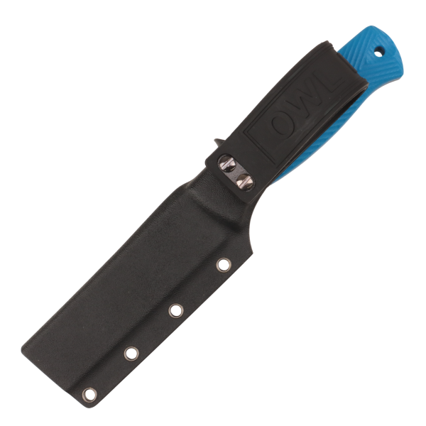 Нож OWL Hoot F, N690 Cryo, G10 Blue Handle, Kydex