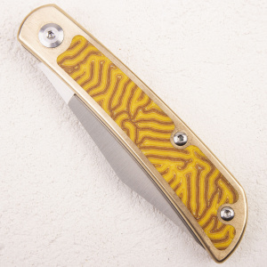 Нож WKL Mockingbird, ELMAX, Bronze/Micarta Yellow Нож WKL Mockingbird, ELMAX, Bronze/Micarta Yellow