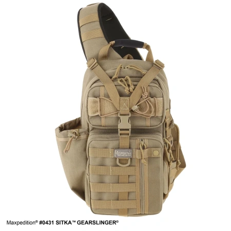 Тактический рюкзак MAXPEDITION Sitka Gearslinger 15L, Khaki, 0431K Тактический рюкзак MAXPEDITION Sitka Gearslinger 15L, Khaki, 0431K