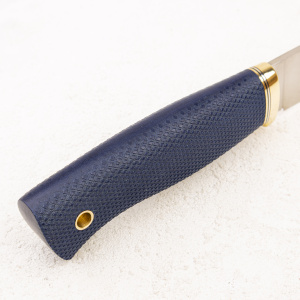 Нож Южный Крест Длинный Джек Эксперт, N690, Микарта Синяя, Насечка Нож Южный Крест Длинный Джек Эксперт, N690, Микарта Синяя, Насечка - купить в интернет-магазине Blademan