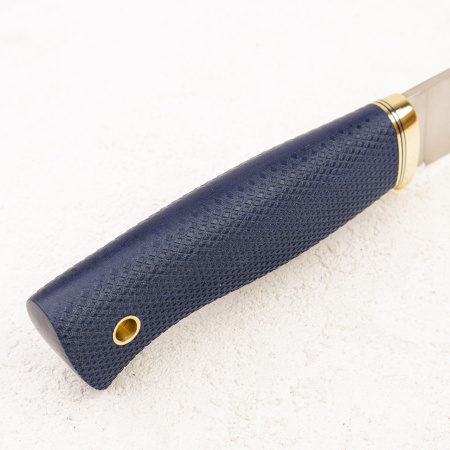 Нож Южный Крест Длинный Джек Эксперт, N690, Микарта Синяя, Насечка Нож Южный Крест Длинный Джек Эксперт, N690, Микарта Синяя, Насечка - купить в интернет-магазине Blademan