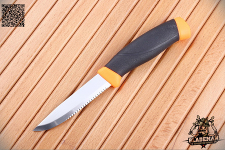 Нож Morakniv Companion F Serrated, Нерж. Сталь - купить в интернет-магазине Blademan