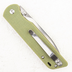 Нож QSP Parrot, D2, Micarta Light Green - складной туристические ножи из стали Нож QSP Parrot, D2, Micarta Light Green - складной туристические ножи из стали